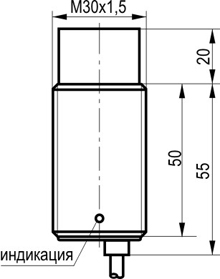 Габариты ISN E73A-02G-15E-L